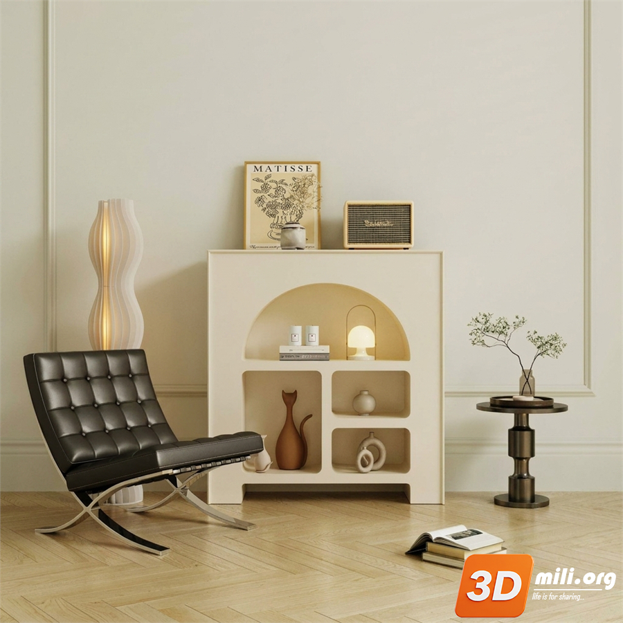 Decorative cabinet Skp Files